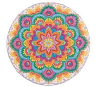 Datura Fleur 1000 Pièces Puzzle Circulaire Classiques Figure Puzzles Jeu D'Intelligence Cadeau Unique pour Adultes Et Enfants 1000pcs (67.5x67.5cm)