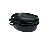 Daubière en acier émaillé 42cm noire k32711042