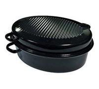 Kochstar K32711042 - Cocotte Roaster Daubière multi-cuiseur ovale - noir tacheté blanc, Acier émaillé, 42 cm