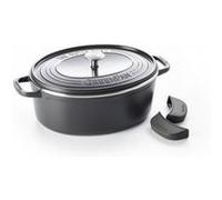 GreenPan Featherweights Casserole Ovale Antiadhésive 25cm/6.2 Litres sans PFAS, Gris