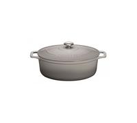 daubière en fonte émaillée 29cm gris céleste - puc472929