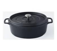 Invicta 403311 Cocotte Ovale - 31 cm - Fonte Emaillée - Noire