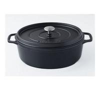 INVICTA Cocotte ovale - Ø 33 cm - Noir - Tous feux dont induction