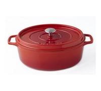 Daubière en fonte émaillée 35cm rubis Invicta PUV403350 Rouge G