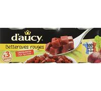 d'aucy Betteraves Rouges Sous Vide 3 x 140 g - Lot de 4