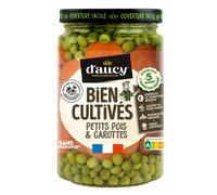D'AUCY Bien cultivés Petits pois et carottes - 250 g