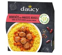 d'aucy Bouchées aux Haricots Rouges Sauce au Pesto Rosso/Boulgour/Sarrasin 320 g