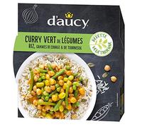 d'aucy Curry Vert de Légumes Riz/Graines de Courge/de Tournesol 320 g