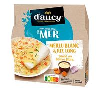 D'AUCY - Filet De Merlu Sauce Mousseline Micro-Ondable 300G - Lot De 4 - Vendu Par Lot