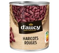 D'AUCY - Haricots Rouges, Entiers Naturels, 500G - Lot De 4