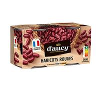 D'Aucy Haricots rouges - Les deux boîtes de 125g
