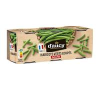D'Aucy Haricots Verts Coupés Extra Fins 3x110g