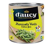 D'AUCY - Haricots Verts Extra Fins 220G - Lot De 4