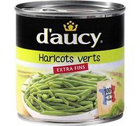 D'aucy Haricots Verts Extra Fins 400g (lot de 10)