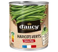 D'Aucy Haricots verts extra fins 440g