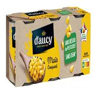 D'AUCY Maïs doux sans résidu de pesticides 3 x 140 g
