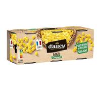 D'AUCY Maïs Srp Ultra Croquant - Une Explosion de Saveurs en Bouche - 420g de Conserves de Légumes à Déguster Sans Modération ! - Lot De 4 - Vendu Par Lot