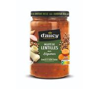 D'AUCY Mijoté de lentilles aux légumes échalote et crème fraîche 2 portions 380g