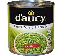 D'aucy Petits Pois à l’Etuvée Extra Fins 400g (lot de 10)