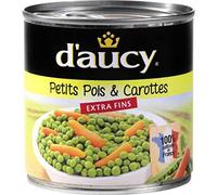 D'aucy Petits Pois & Carottes Extra Fins 400g (lot de 10)