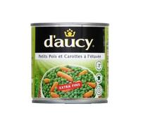 D'AUCY Petits Pois et Carottes à l'étuvée 265g