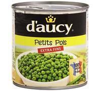 D'Aucy Petits pois extra fins - La boîte de 280g net égoutté