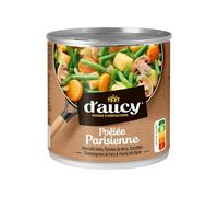 D'AUCY - Poêlée de Légumes Parisienne, Prête en Quelques Minutes, 290g - Lot De 4
