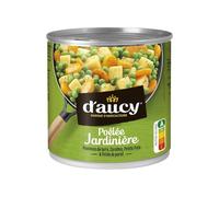 D'AUCY - Poêlée Légumes Jardinière Savoureuse et Prête à Servir, Boîte 290g - Lot de 4