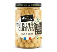 D'AUCY - Pois Chiches Naturels, Source de Protéines, 42.5 Cl - Lot De 4