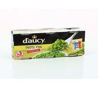 D'Aucy - Pois Extra Fins à l'étuvée Savoureux et Gourmands, Cartonnette 140x3 - 420g