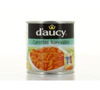 D'AUCY - Rondelles de Carottes Savoureuses en conserve, 240g