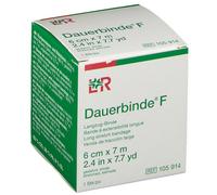 Dauerbinde® F Bande à extensibilité longue 6 cm x 7 m Serviette hygienique 1 pc(s)