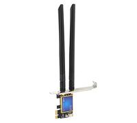 DAUERHAFT Carte WiFi PCIE, Adaptateur sans Fil 1200Mbps, Double Bande 2.4G/5G, IEEE 802.11ac pour Ordinateur de Bureau