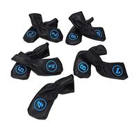 DAUERHAFT Couvre Chefs de Club de Fer, Accessoire Étanche à la Poussière pour Clubs, Noir