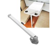 DAUERHAFT Pieds de table pliables de 510 à 760 mm, pieds pliables en alliage d'aluminium pour table de camping-car, barre télescopique, économie d'espace pour camping-car, caravane, bateau, yacht