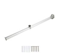 DAUERHAFT Pieds de table pliants en alliage d'aluminium pour table de camping-car, barre télescopique, économie d'espace pour camping-car, caravane, bateau, yacht (560 à 930 mm)