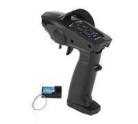 DAUERHAFT RC Transmetteur 2.4GHz 4CH Récepteur Servo Inversion pour Voiture Bateau avec Avertissement de Batterie Faible transmisor rc Hélicoptères