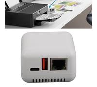 DAUERHAFT Serveur d'impression sans fil, prend en charge l'impression d'image USB 2.0 réseau serveur d'impression réseau multi-interfaces 100-240 V léger pour Windows XP PC (US Plug)