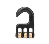 Dauerhaft Windsurf Gréement poulie Crochet, 3 Rouleaux Roue Gréement poulie Crochet, en Alliage d'aluminium Solide Havy Duty Surf Accessoire pour Planche à Voile Gréement Bateau
