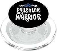 Daughter of A Warrior Blue Family Colon Cancer Awareness PopSockets PopGrip pour MagSafe