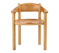 Daumiller Chaise de Salle à Manger avec Accoudoirs Pin Doré