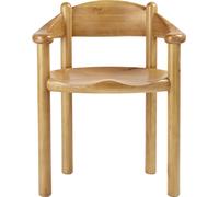 GUBI Chaise à accoudoirs Daumiller Pin doré