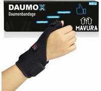 DAUMOX Bandage pour le pouce Orthèse pour le pouce Support pour le pouce Attelle pour le pouce Protection pour le pouce - main gauche
