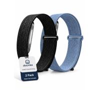 daunke Bracelet pour Hume Band 2.0, bracelet de sport | Bracelet de sport élastique en nylon avec fermeture pour Hume Band 2.0. Contient 1 bracelet noir et 1 bracelet de rechange