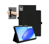 daunke Étui magnétique pour tablette Lenovo Tab K11 plus 11,45" - Résistant aux chocs - Avec fente pour stylo - Imperméable - Anti-rayures - Support multi-angle - Avec dragonne - Fin et durable - Noir