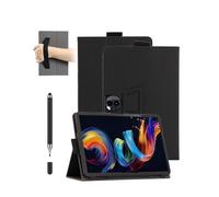 daunke Étui pour tablette TCL NXTPAPER 11 plus 11,5", résistant aux chocs, avec fente pour stylo, étanche, anti-rayures, support multi-angle, avec dragonne, fin et durable, noir