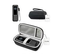 daunke Kit de protection 2 en 1 compatible avec Anker Zolo Batterie externe 25 000 mAh 165 W, étui rigide en EVA noir pur et coque en silicone, boîte de voyage résistante aux chocs avec sangle de