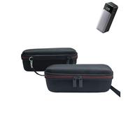 daunke Sac de rangement pour Anker 737 Powerbank en PU tissé incliné et EVA, étanche, résistant aux chocs, anti-rayures, facile à utiliser et à transporter, noir