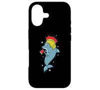 Dauphin avec Crista et Casque Bush Knight Coque pour iPhone 17