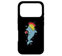 Dauphin avec Crista et Casque Bush Knight Coque pour iPhone 17 Pro